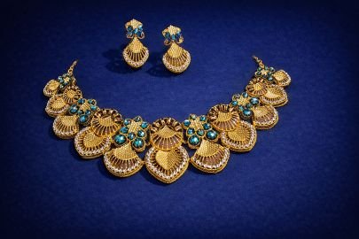 DIVINE Neelaya Aura Statement Necklace Set