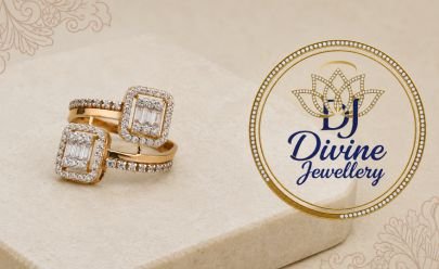 Divine Jewellery Gold Plated 92.5 Silver Designer Adjustable Diamond Ring for Women